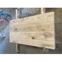 Tischplatte, Waschtisch, Küchentresen, Landhaus-Stil, Eiche, gebürstet, unbehandelt, 100x40x8cm
